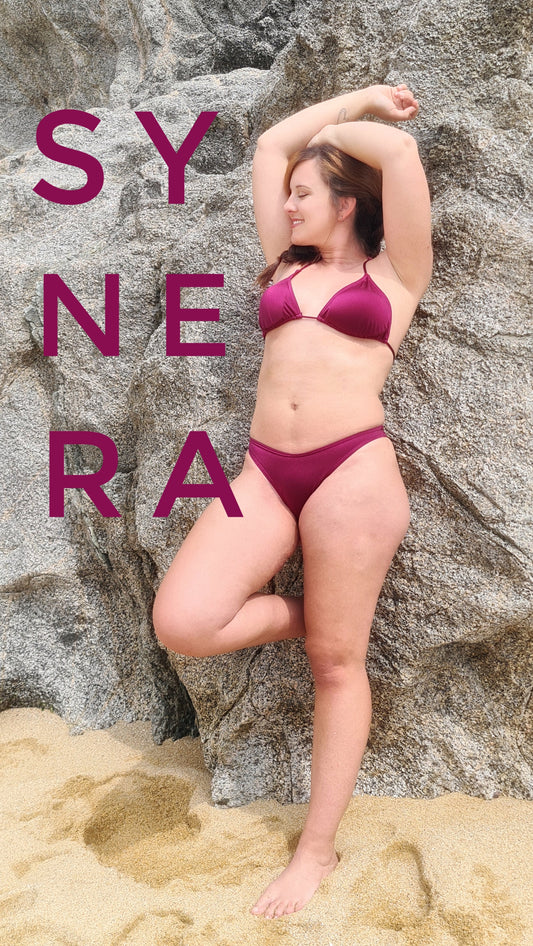 BIKINI TANGA 'CLOE' BURDEOS